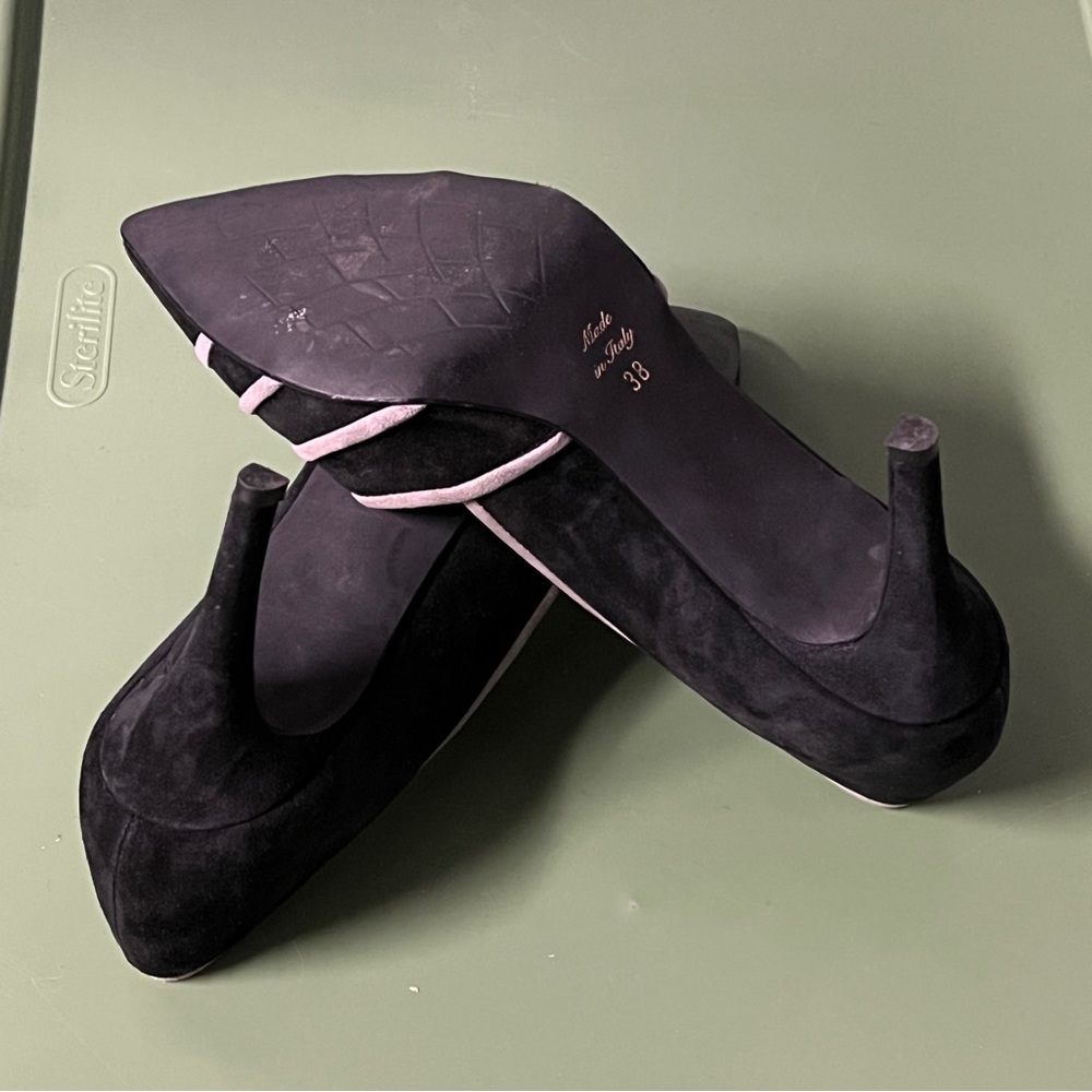 Jennifer Tattanelli Black Suede Shoes - Picture 5 of 7